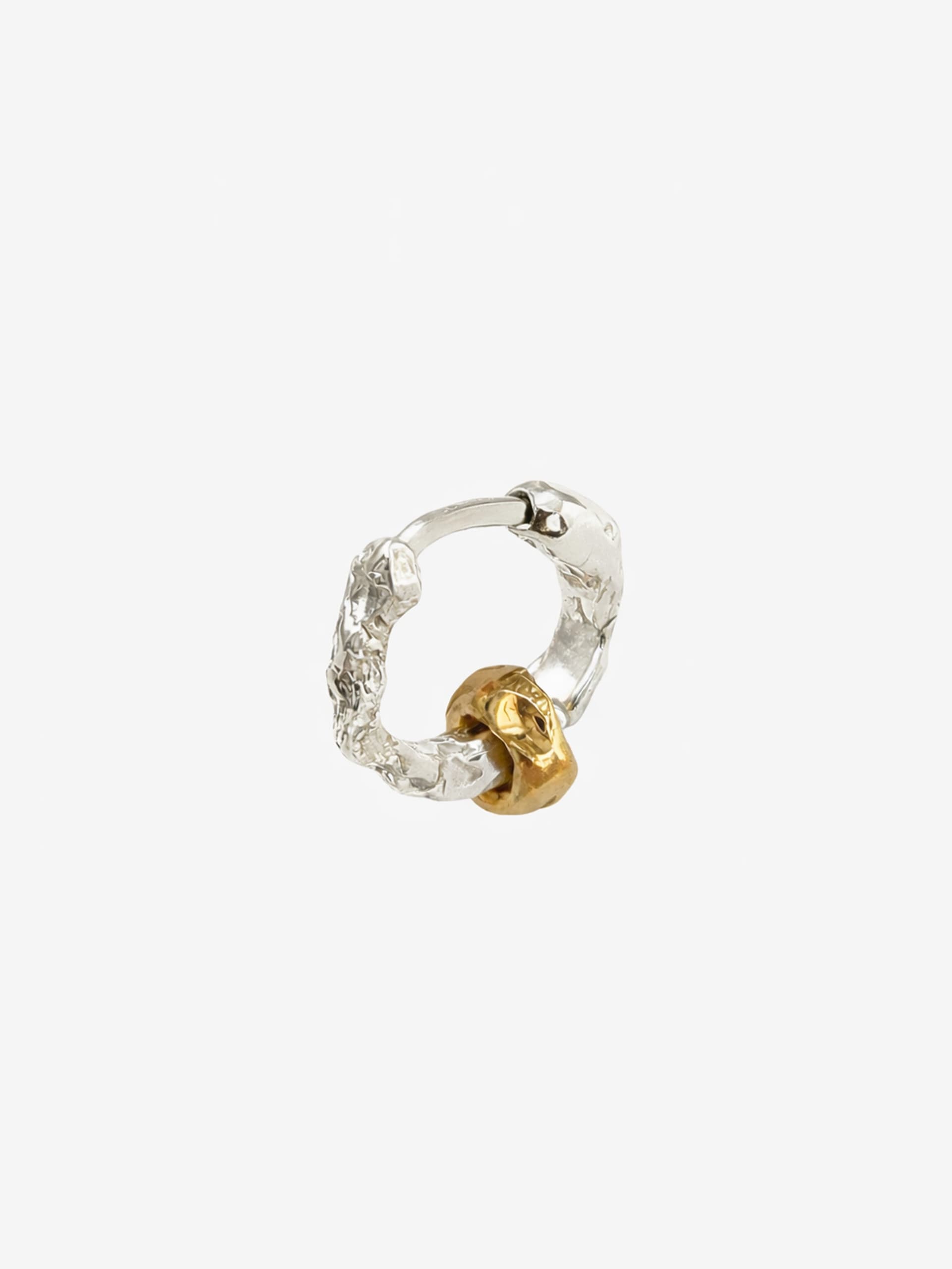 Soft Earring + Gold Charm