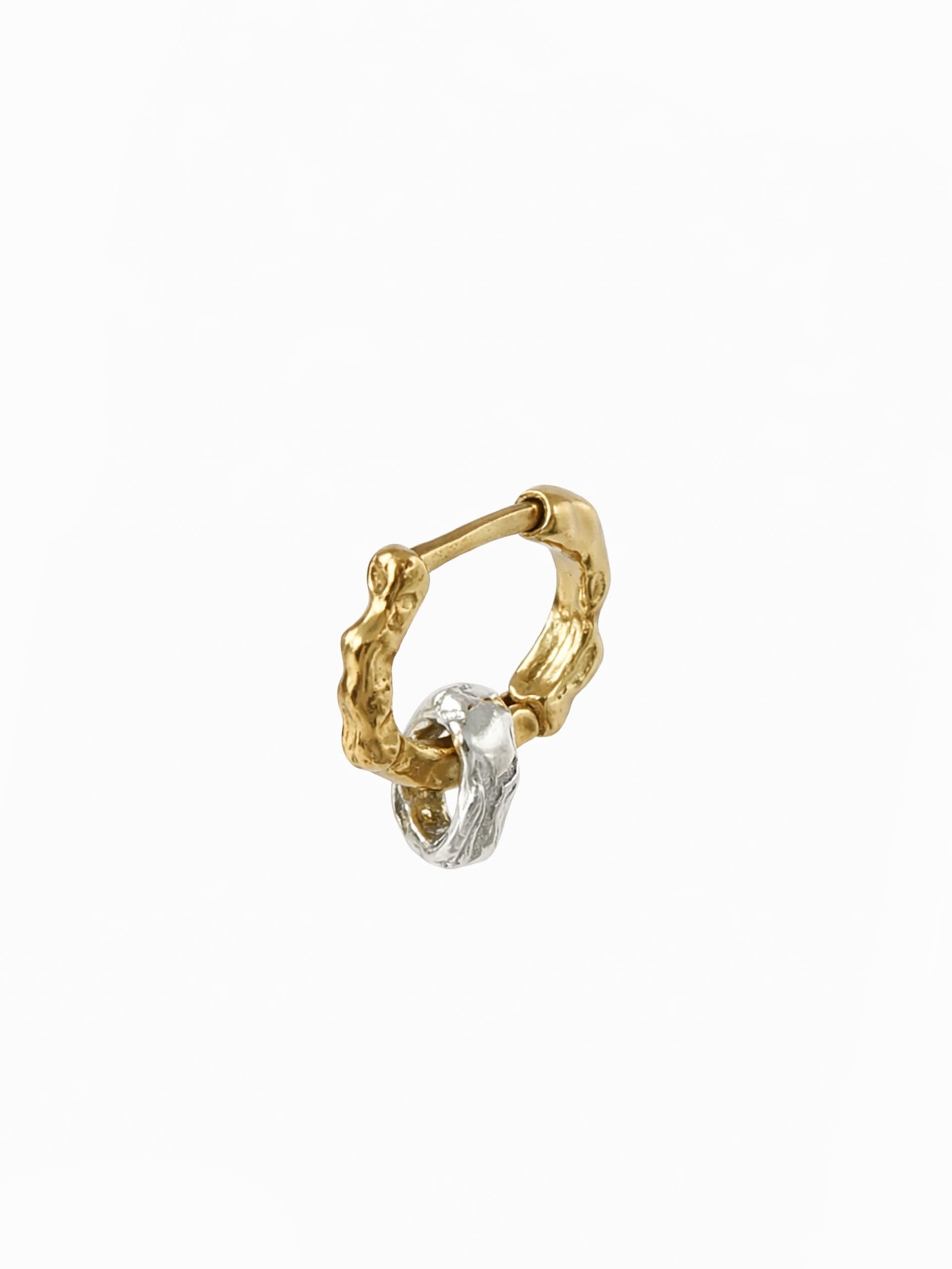 Soft Earring + Silver Charm